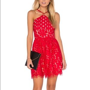 Cassia Circle Dress in Red